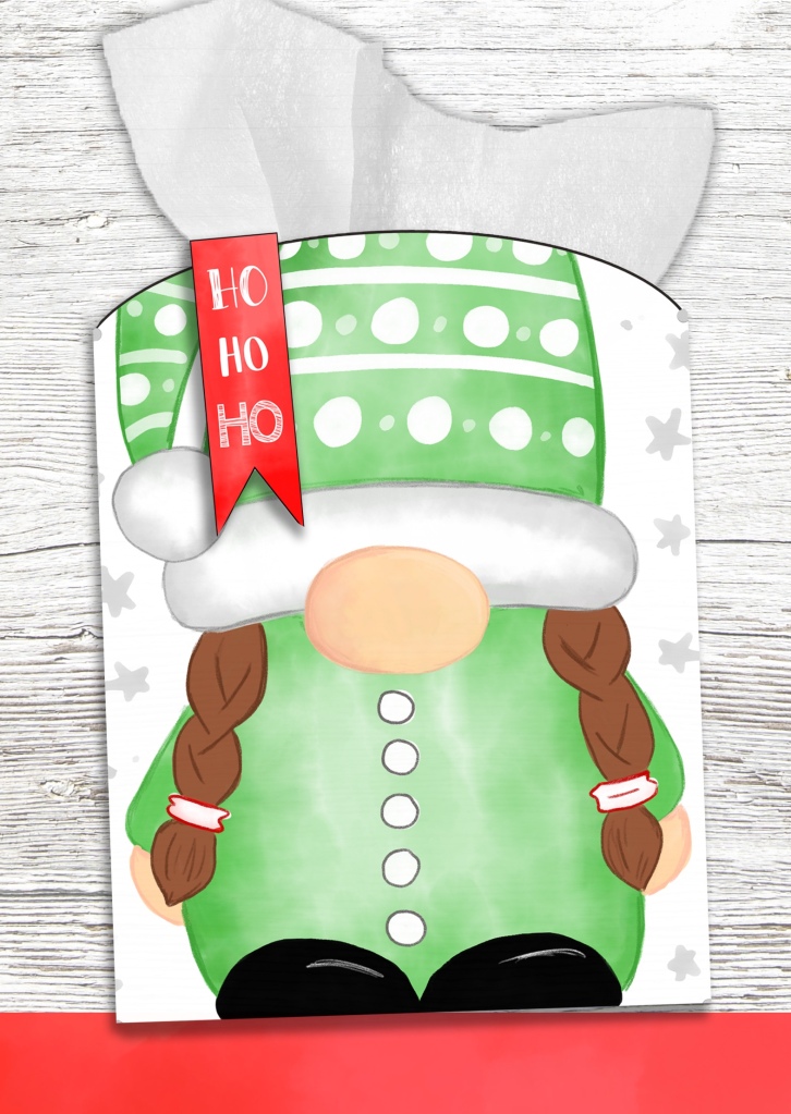 Chilling with my gnomies christmas printable